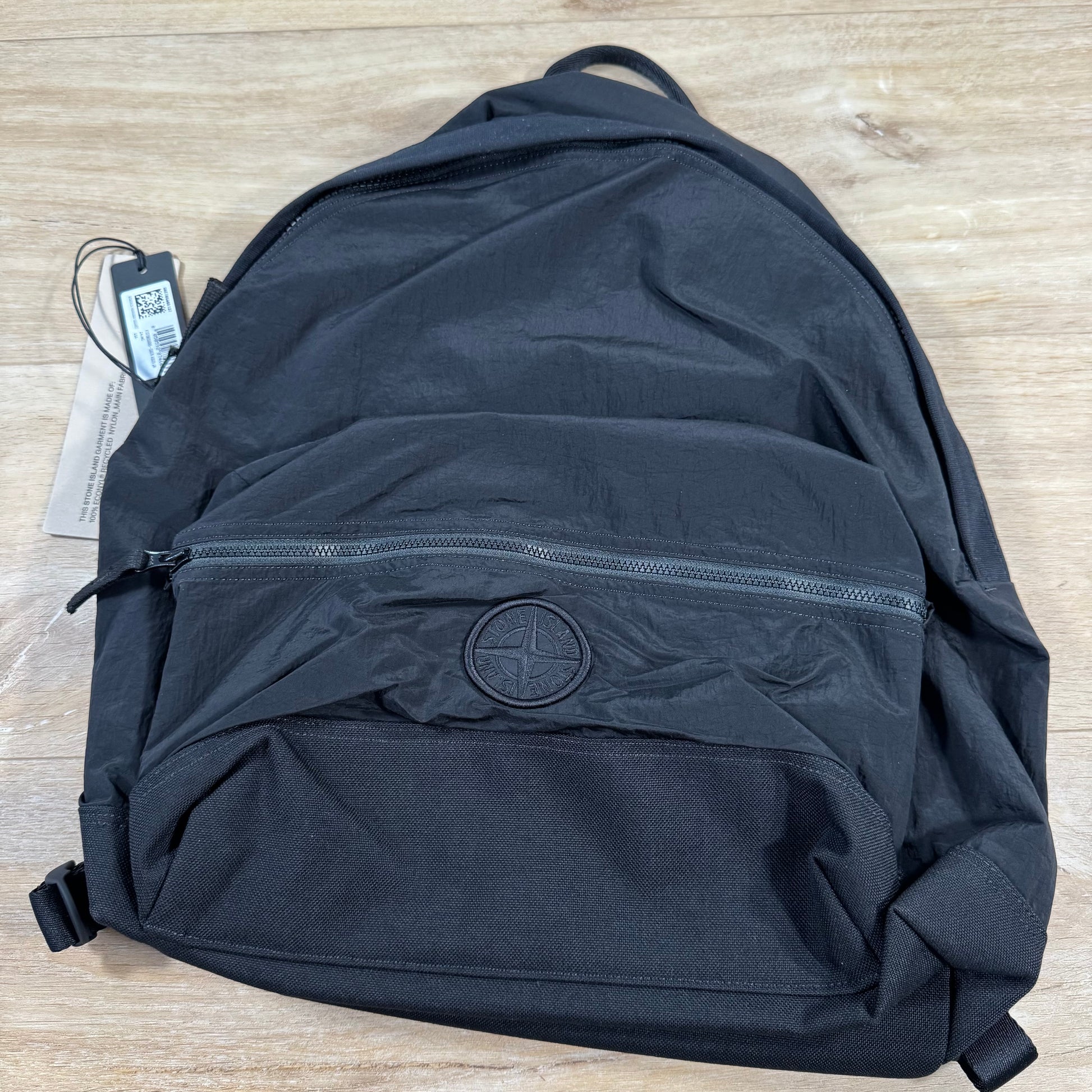 Stone Island Nylon Metal Padded Backpack in Black – Label Menswear