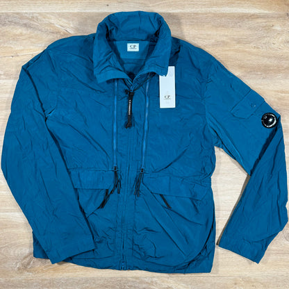 C.P. Company Chrome Lens Jacket in Ink Blue