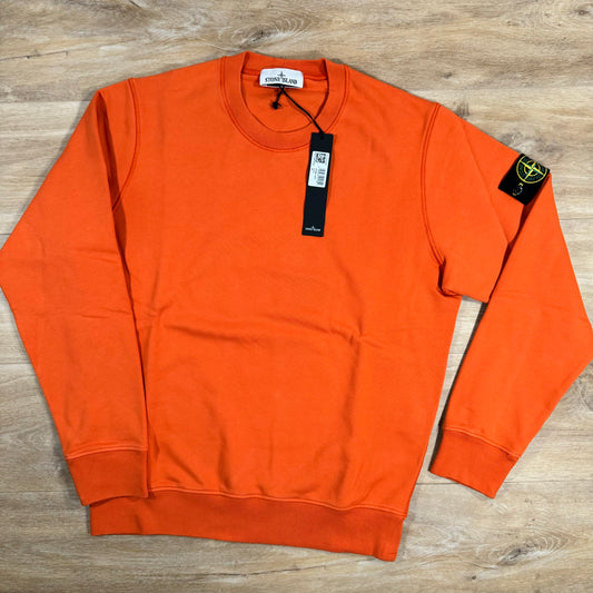 Stone Island Crewneck Sweatshirt in Orange