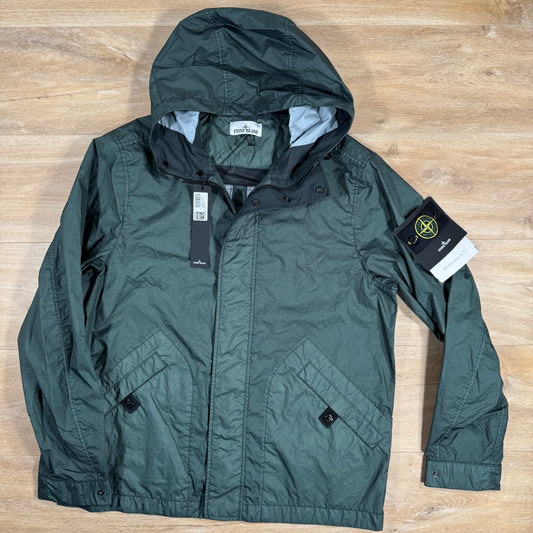 Stone Island Membrana 3L TC Jacket in Bottle Green