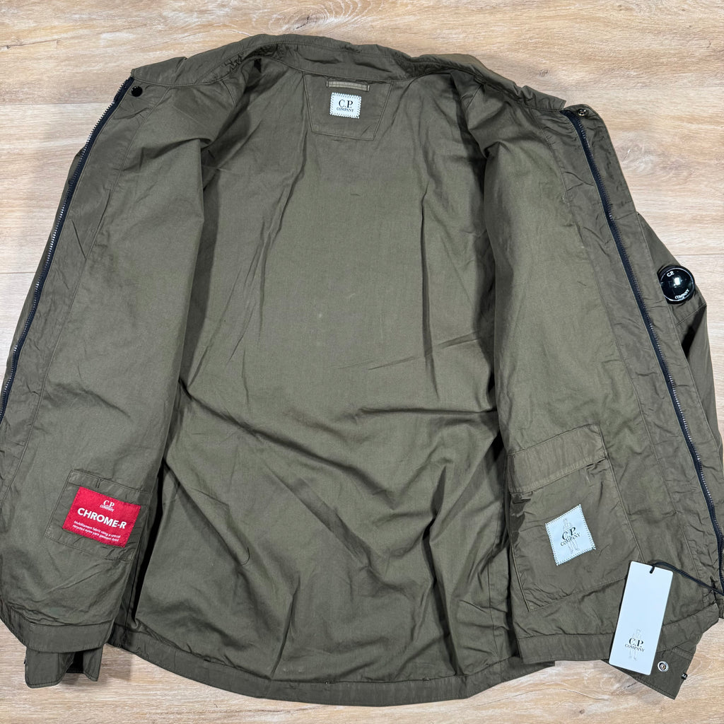 C.P. Company Chrome-R Lens Overshirt in Ivy Green