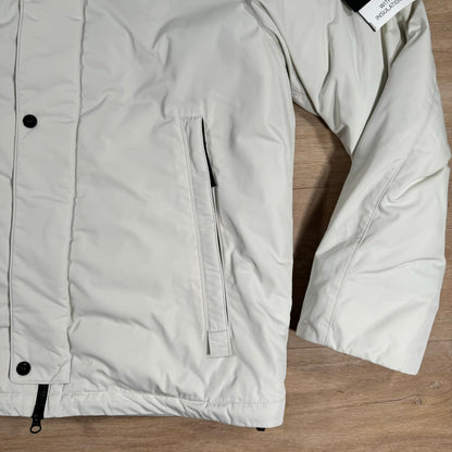 Stone Island Polyester Micro Twill Jacket in Plaster