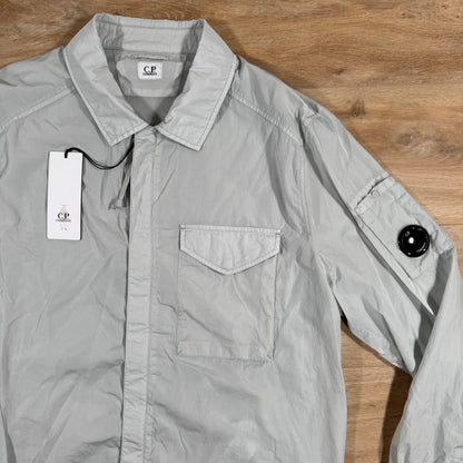 C.P. Company Chrome-R Lens Overshirt in Blue Fox - Grey