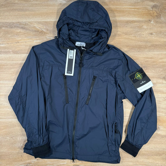 Stone Island Skin Touch Nylon-TC Jacket in Navy