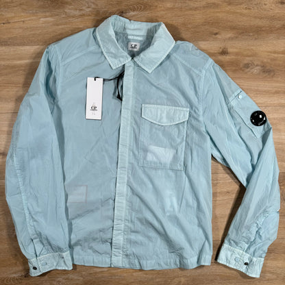 C.P. Company Chrome Lens Overshirt in Starlight Blue