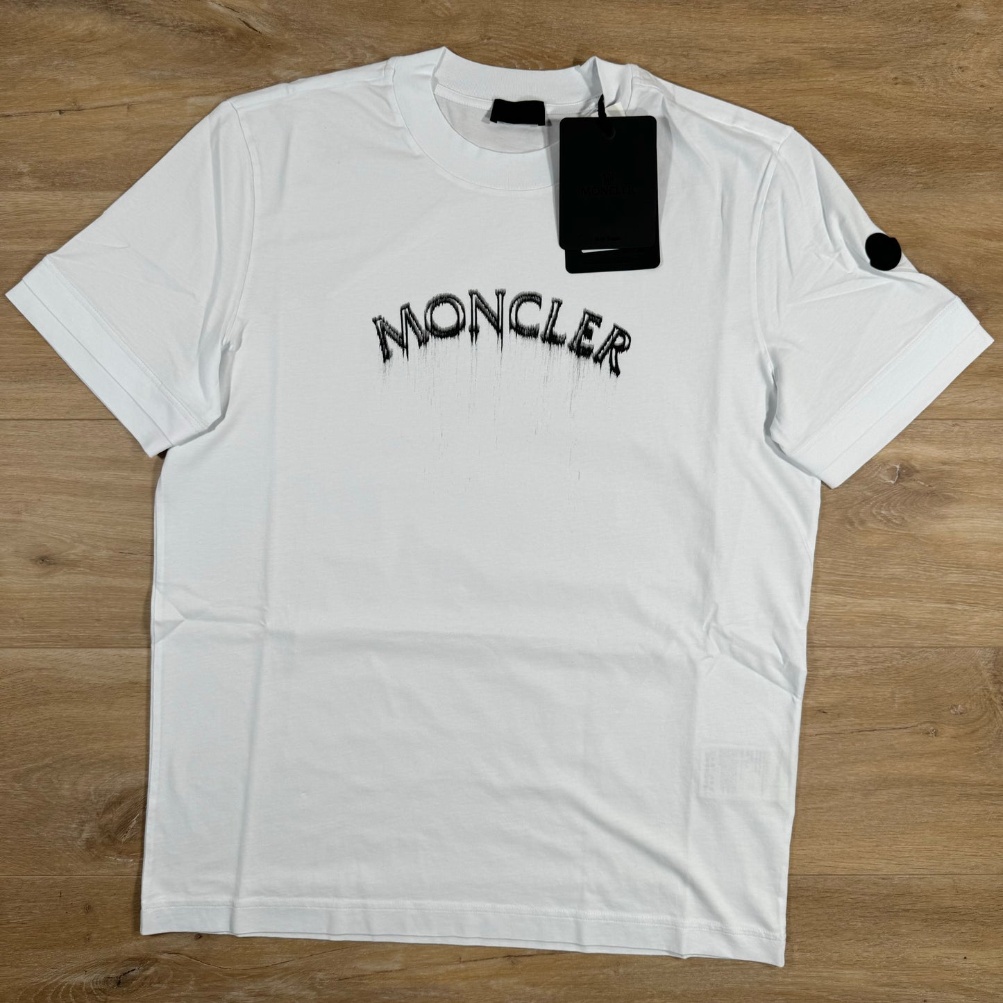 Moncler Optical Logo T-Shirt in White