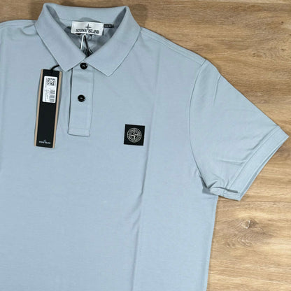 Stone Island Slim Polo Shirt in Sky Blue