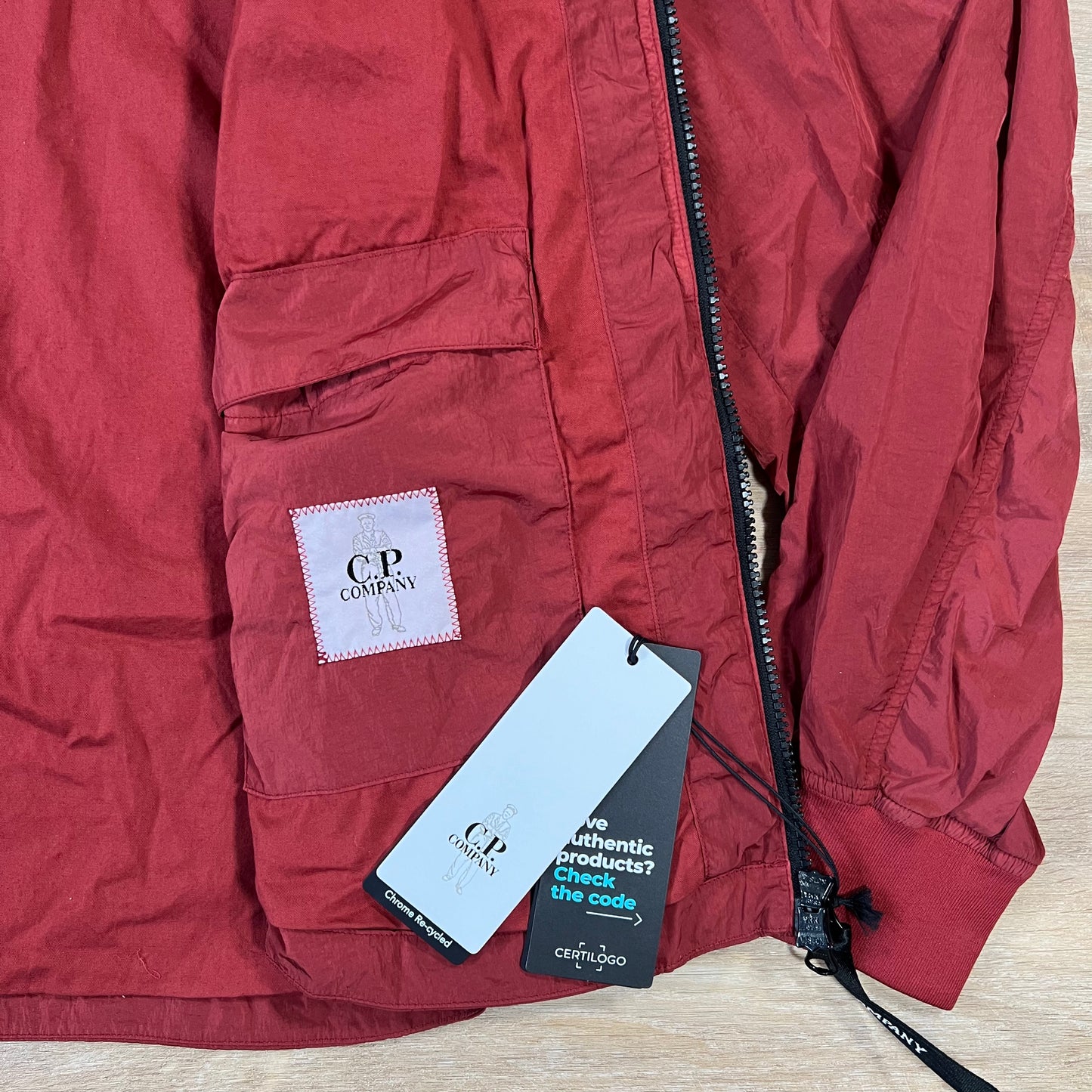 C.P. Company Chrome Lens Jacket in Ketchup