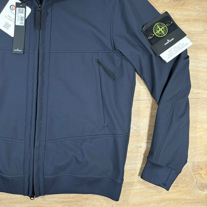 Stone Island Soft Shell-R Jacket in Navy