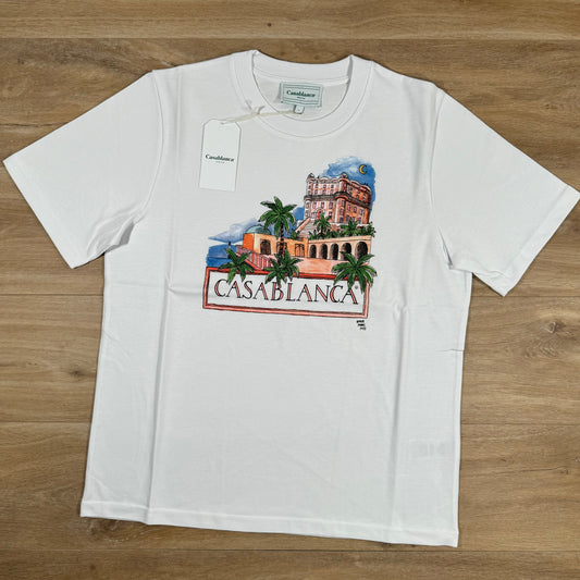 Casablanca Amour Maroc T-Shirt in White