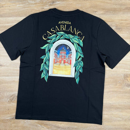 Casablanca Avenida T-Shirt in Black