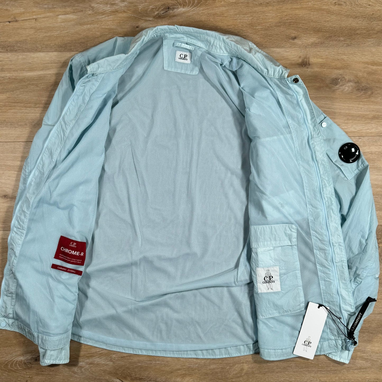 C.P. Company Chrome Lens Overshirt in Starlight Blue