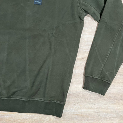 Stone Island Crewneck Sweatshirt in Olive