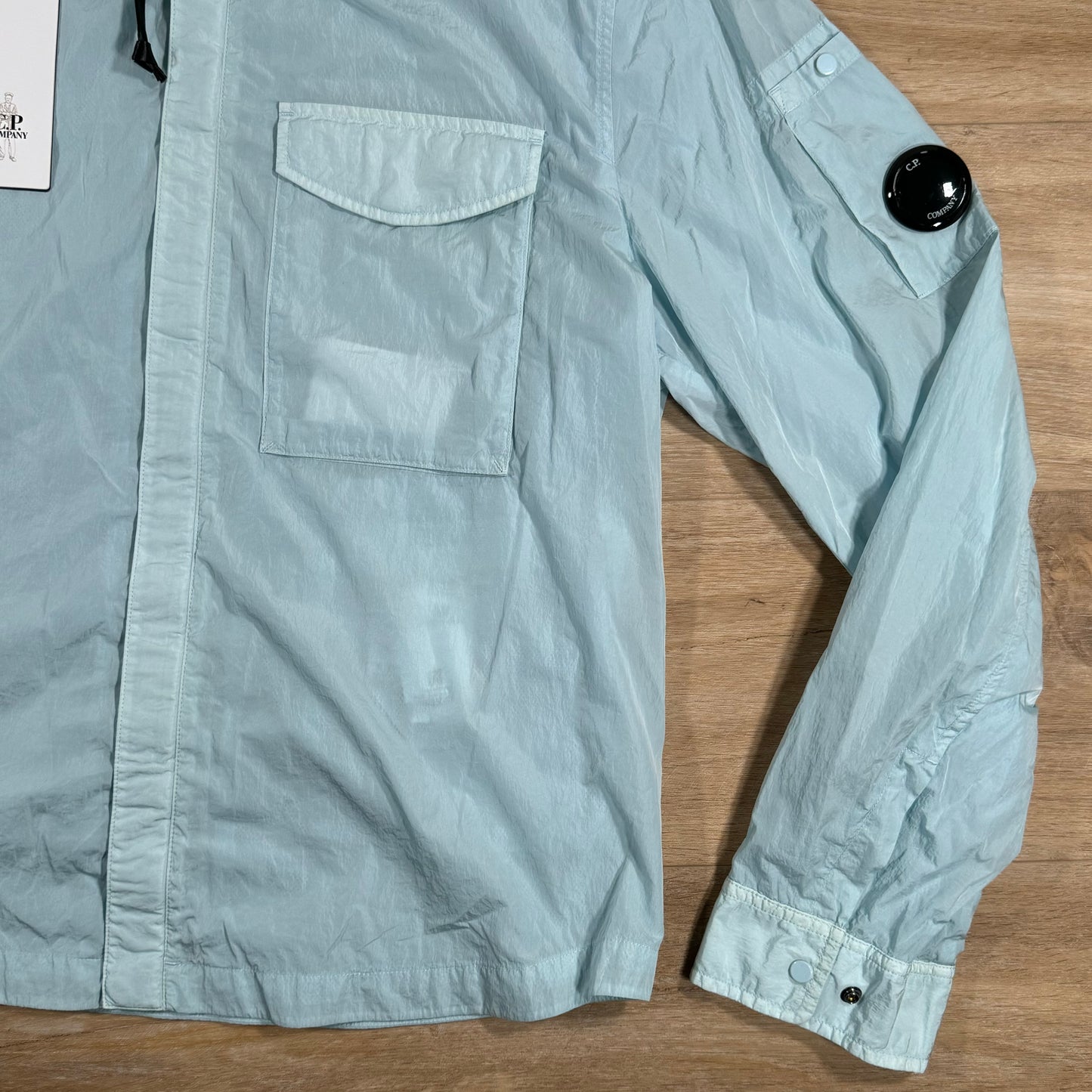 C.P. Company Chrome Lens Overshirt in Starlight Blue