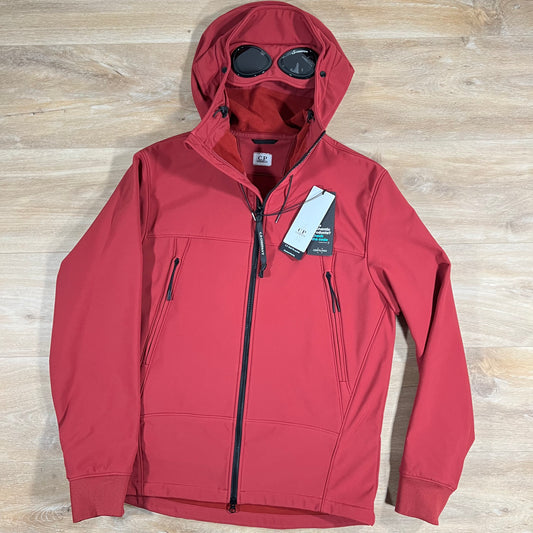 C.P. Company Shell-R Goggle Jacket in Ketchup