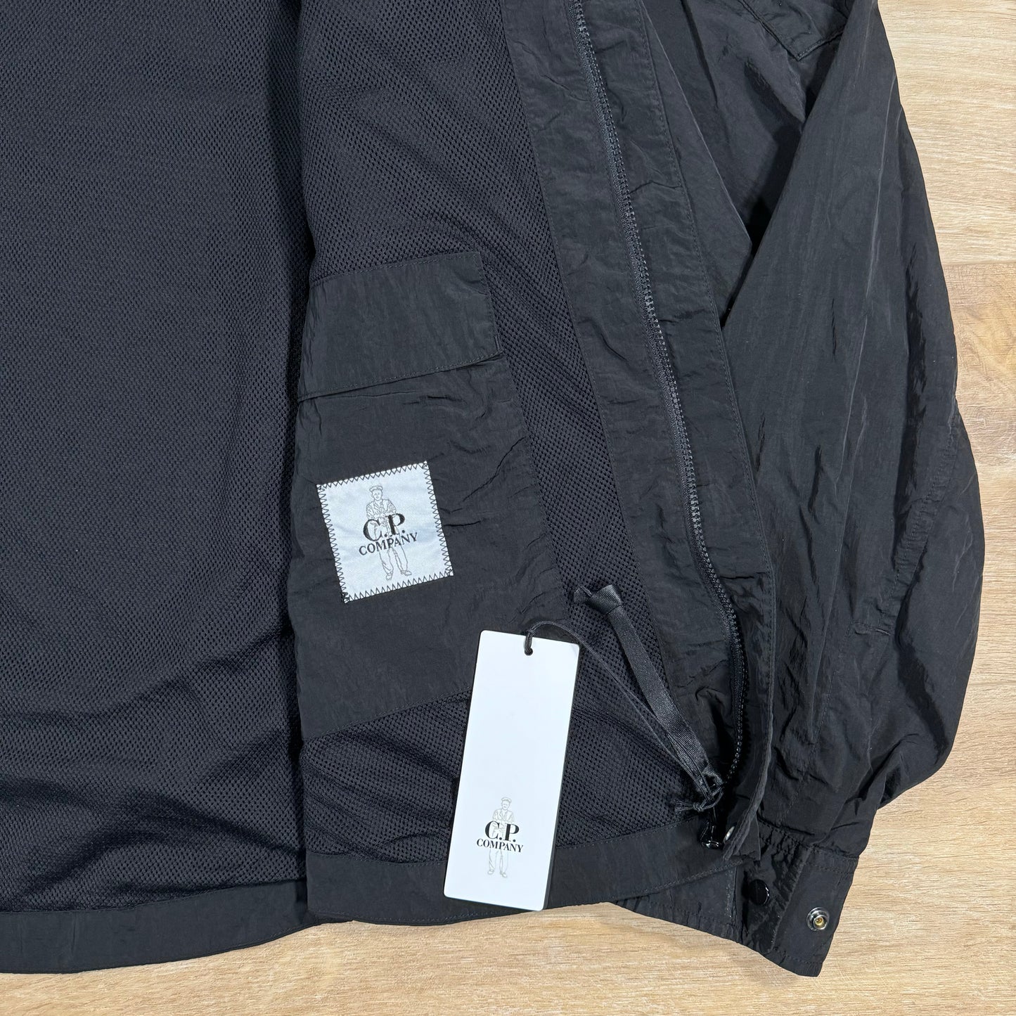 C.P. Company Chrome Lens Overshirt in Black