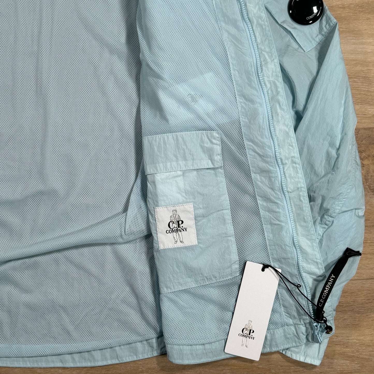 C.P. Company Chrome Lens Overshirt in Starlight Blue