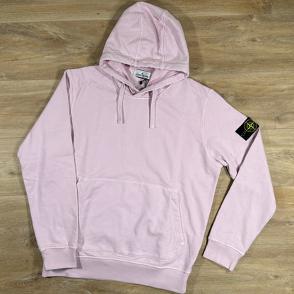 Stone Island Pullover Hoodie in Pink