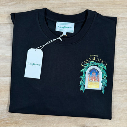 Casablanca Avenida T-Shirt in Black