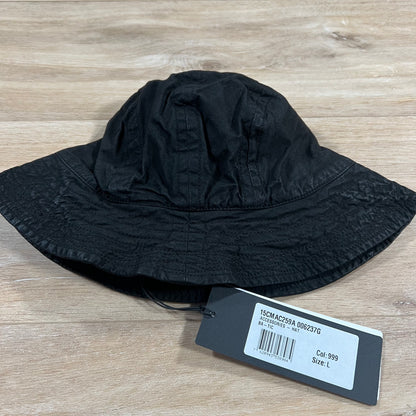 C.P. Company Ba-Tic Logo Bucket Hat in Black