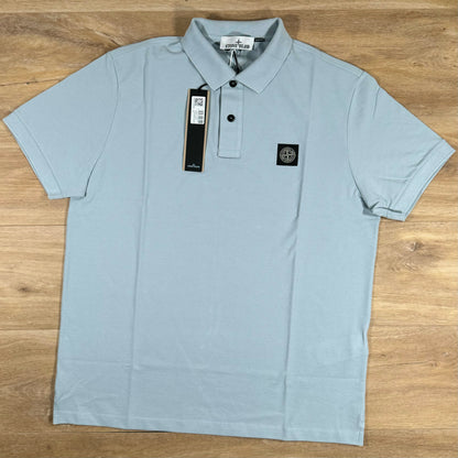 Stone Island Slim Polo Shirt in Sky Blue