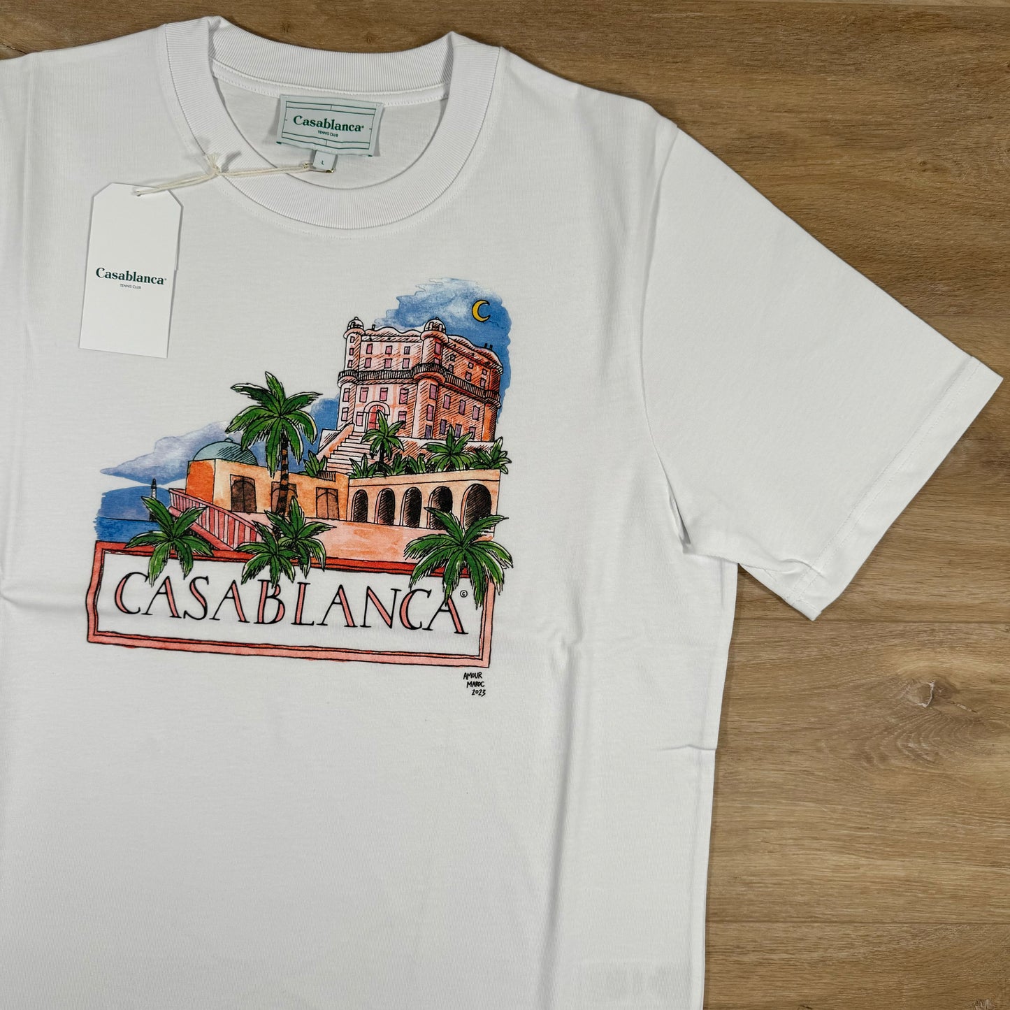 Casablanca Amour Maroc T-Shirt in White