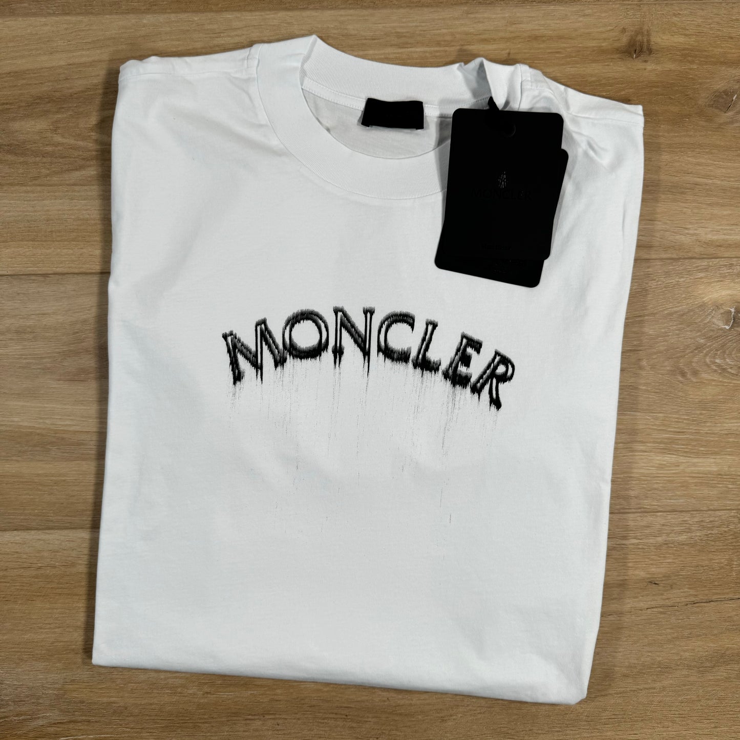 Moncler Optical Logo T-Shirt in White
