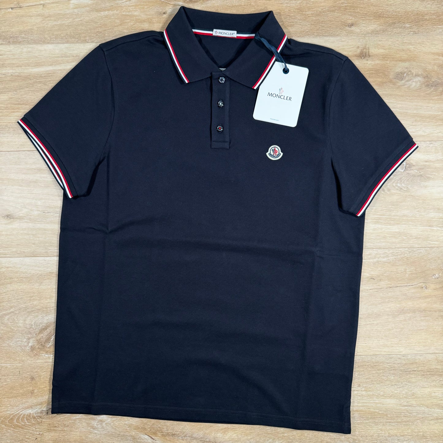 Moncler Polo Shirt in Navy