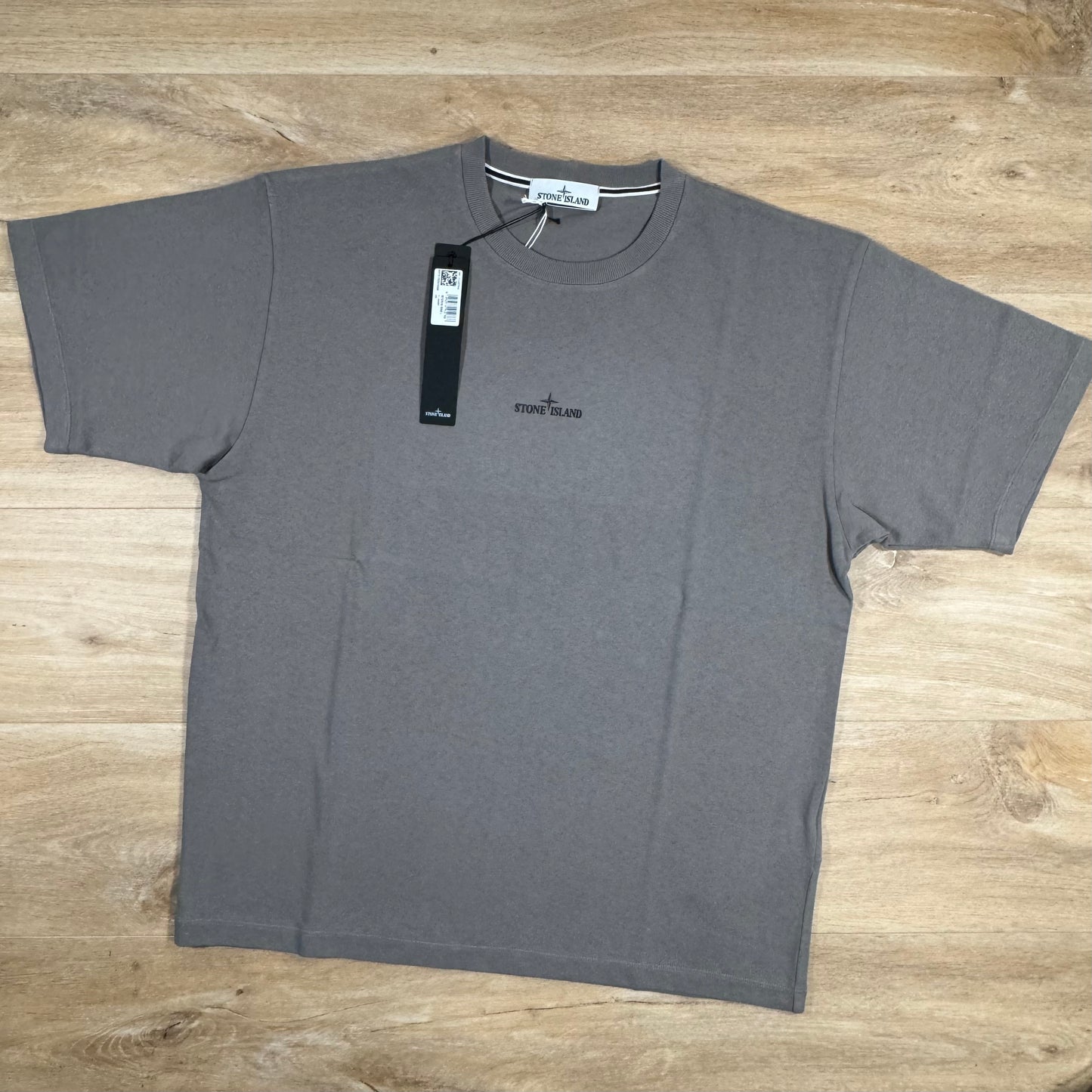 Stone Island Oversize Logo T-Shirt in Dove Grey