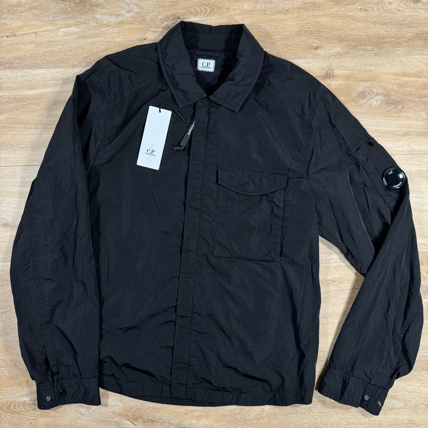 C.P. Company Chrome Lens Overshirt in Black