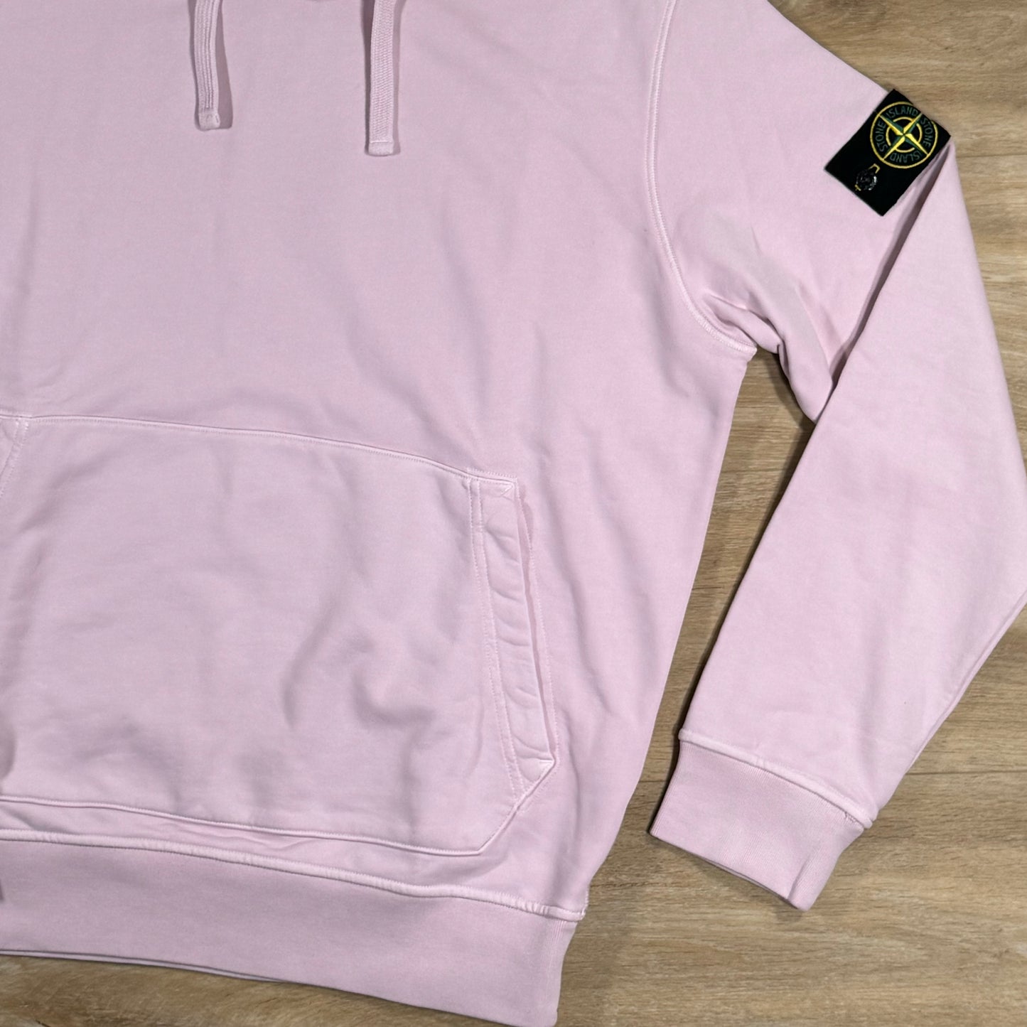 Stone Island Pullover Hoodie in Pink