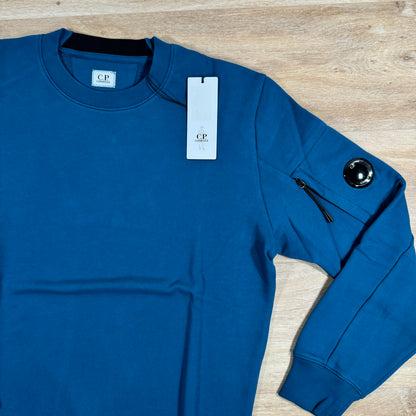 C.P. Company Diagonal Raised Lens Sweatshirt in Ink Blue