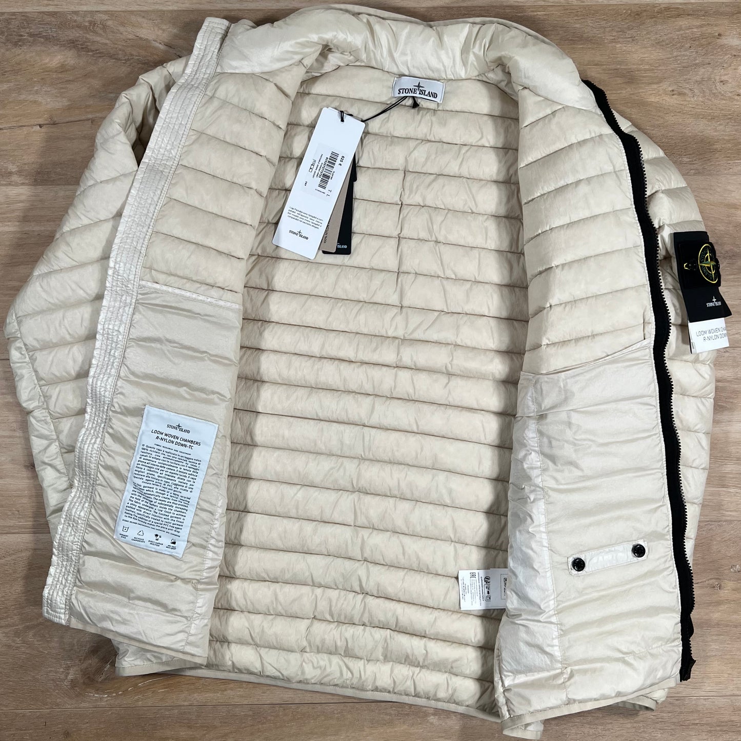 Stone Island Nylon Down-TC Jacket in Stucco