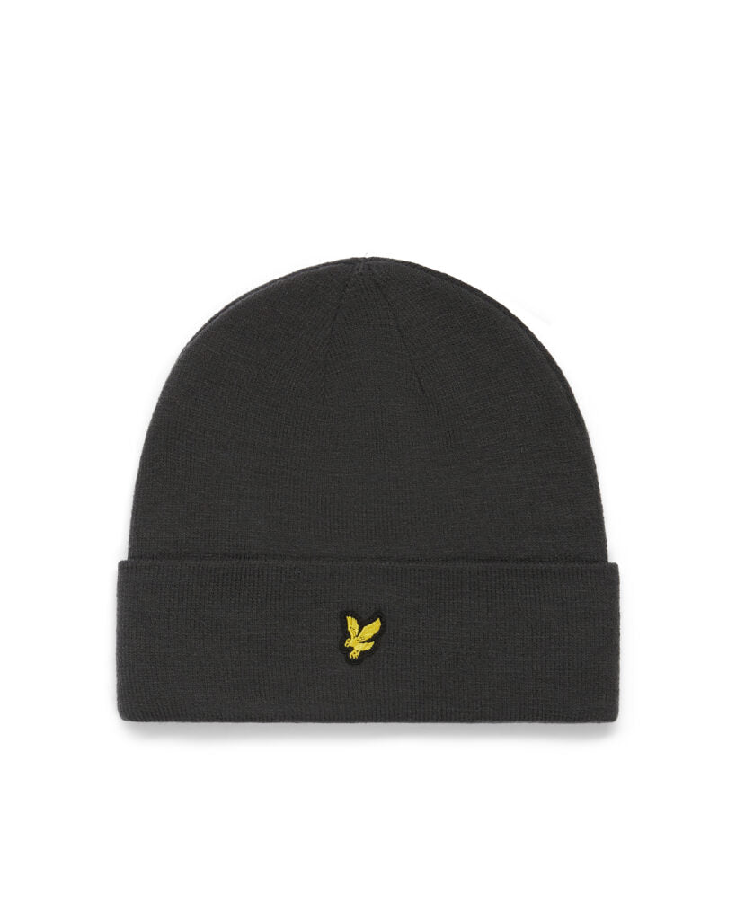 Lyle & Scott Basic Beanie in Mid Grey Marl