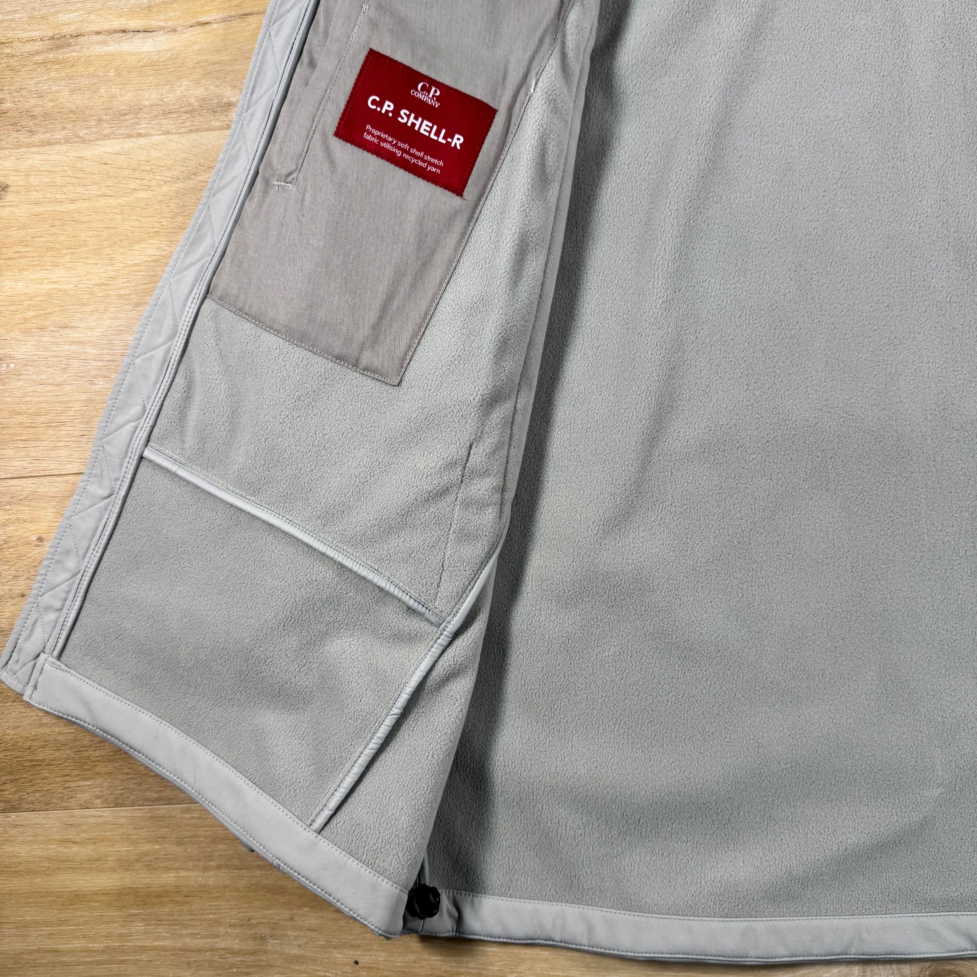 C.P. Company Shell-R Goggle Jacket in London Fog - Grey