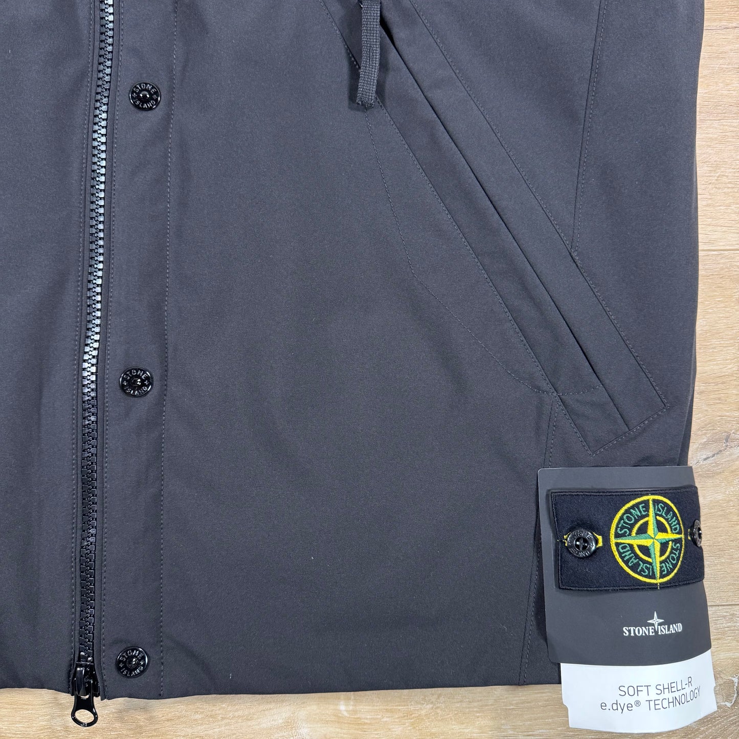 Stone Island Soft Shell-R Vest in Black