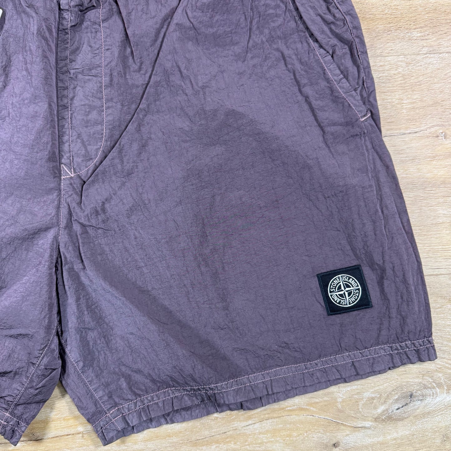 Stone Island Nylon Metal Swim Shorts in Purple Grey