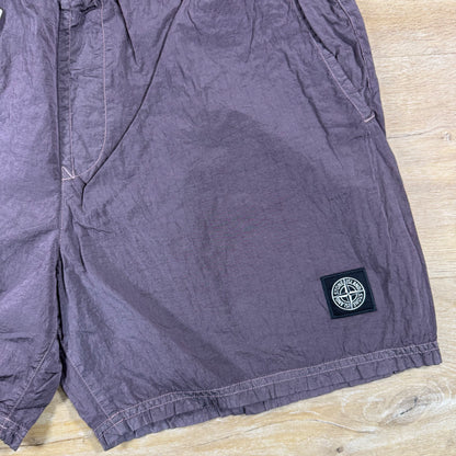 Stone Island Nylon Metal Swim Shorts in Purple Grey