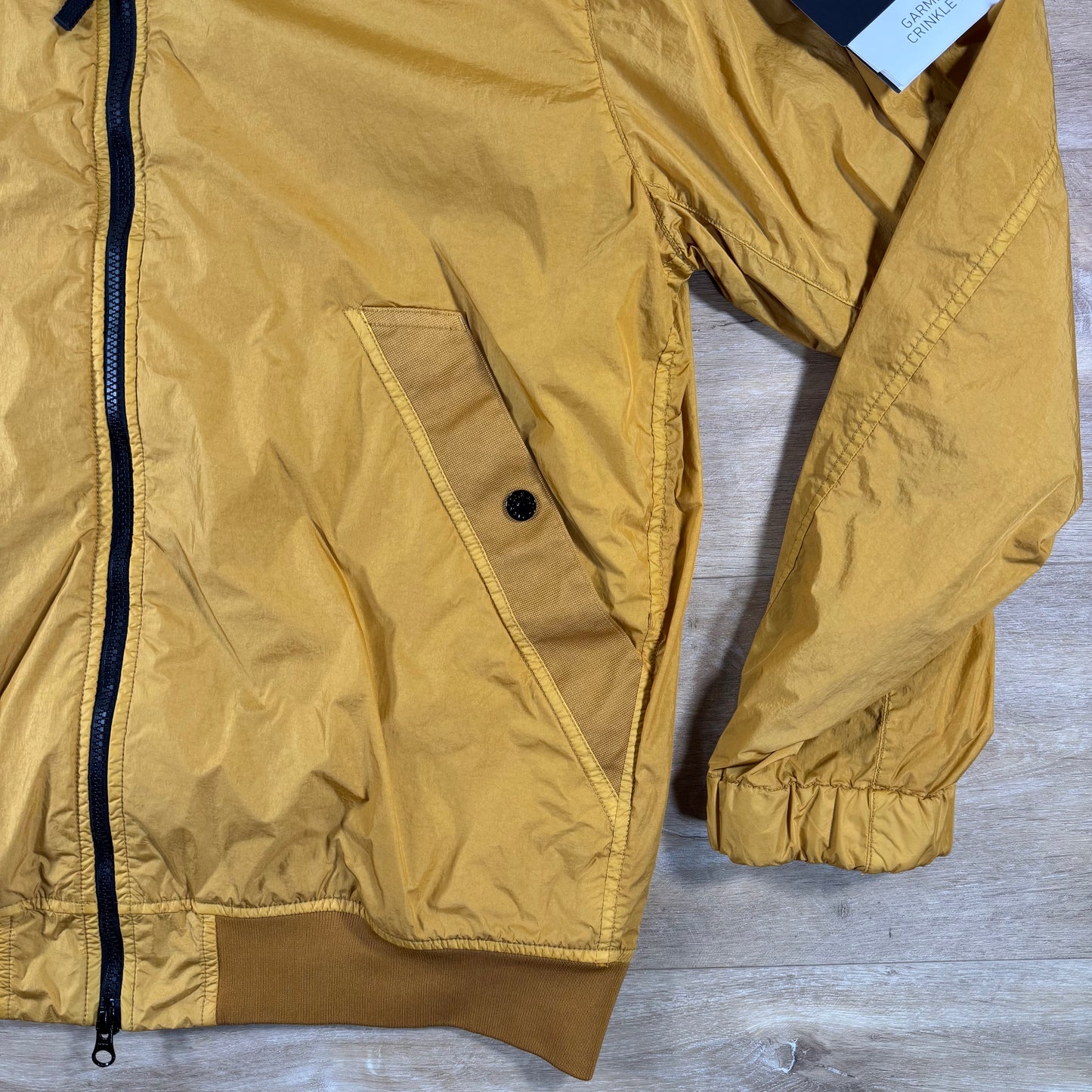 Stone Island Crinkle Reps NY Jacket in Mustard