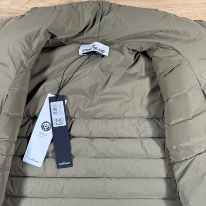 Stone Island Seamless Tunnel Nylon Down-TC Vest in Military Green