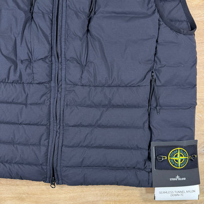 Stone Island Seamless Tunnel Nylon Down-TC Vest in Navy