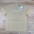 Burberry Logo T-Shirt in Flax Beige