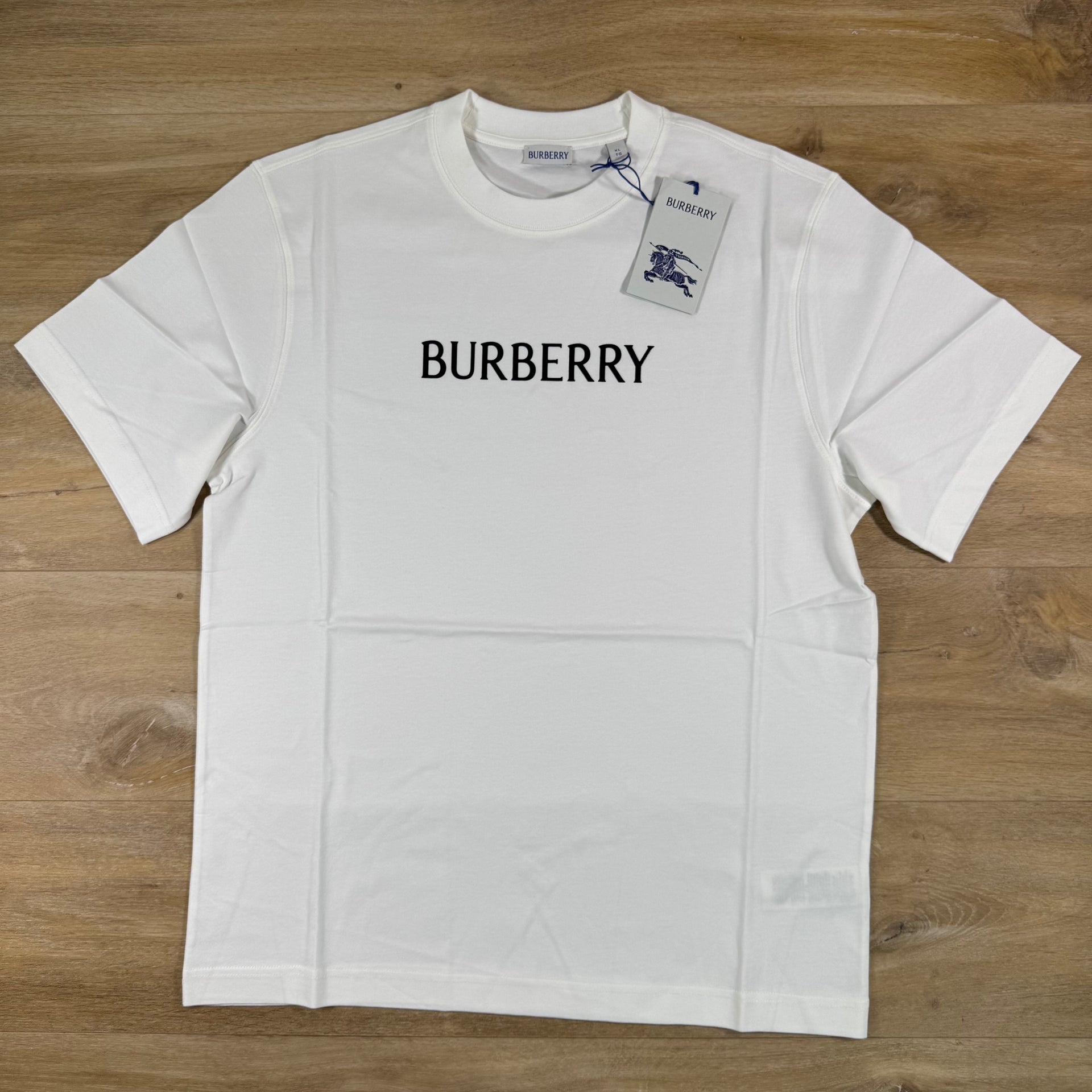 Burberry Logo T-Shirt in Chalk White – Label Menswear