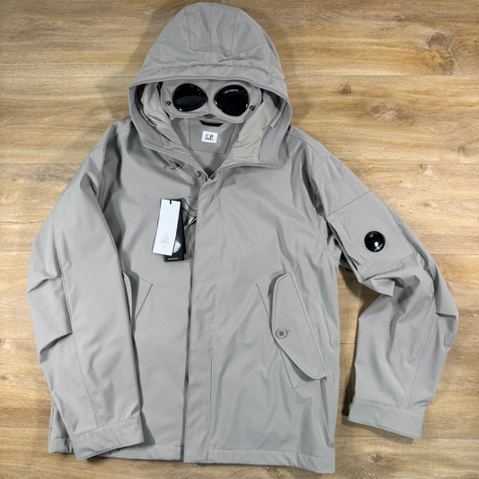 C.P. Company Shell-R Goggle Lens Jacket in Dove