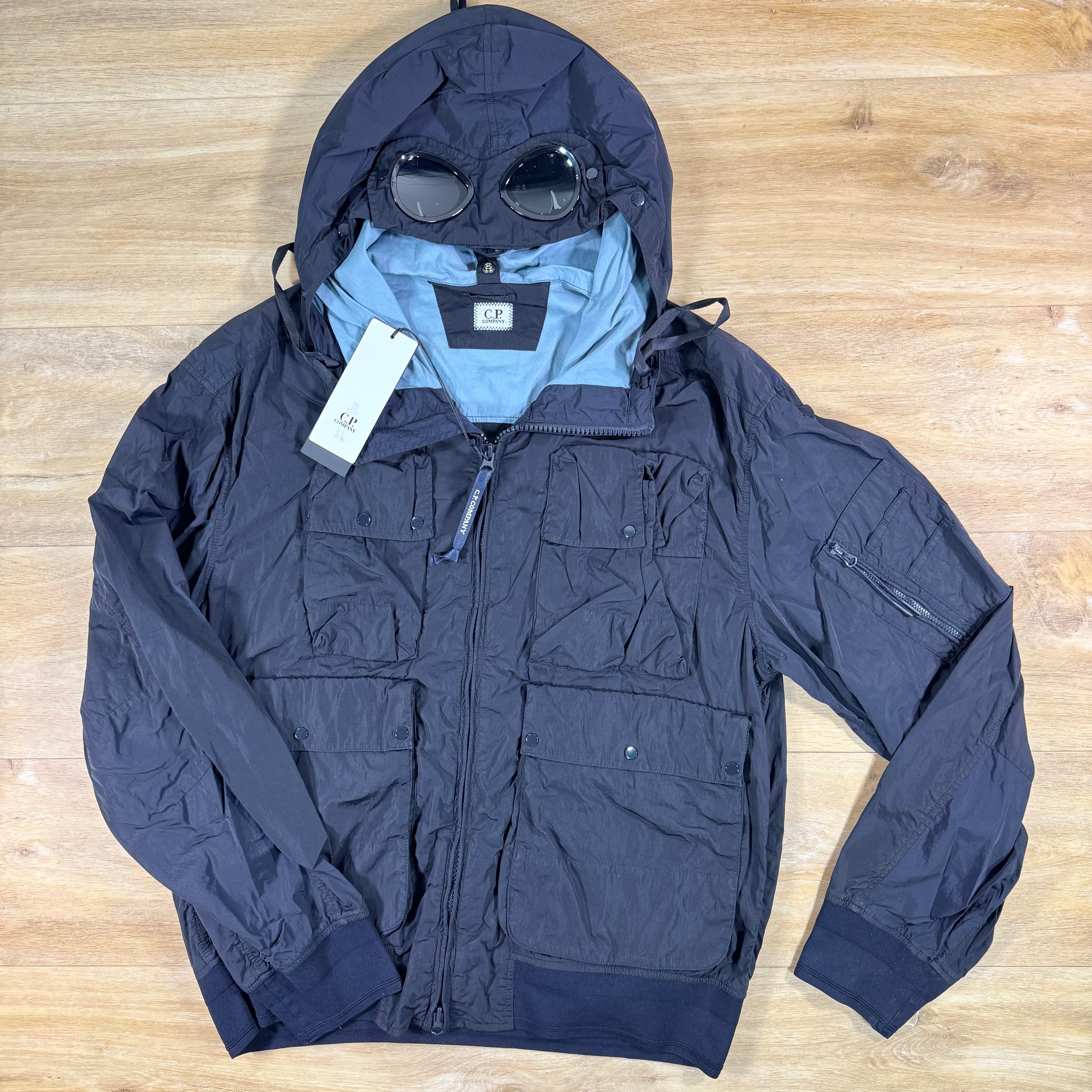C.P. Company Chrome-R Goggle Jacket in Navy – Label Menswear