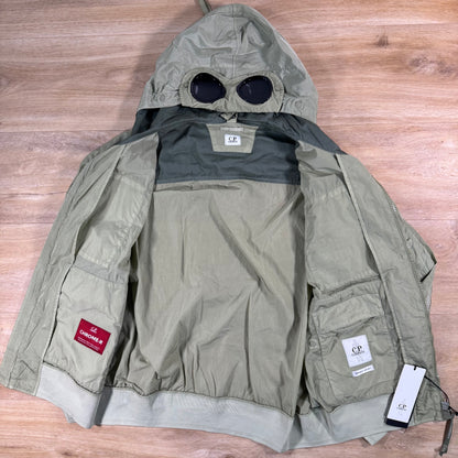 C.P. Company Chrome-R Goggle Jacket in Moss Gray - Green
