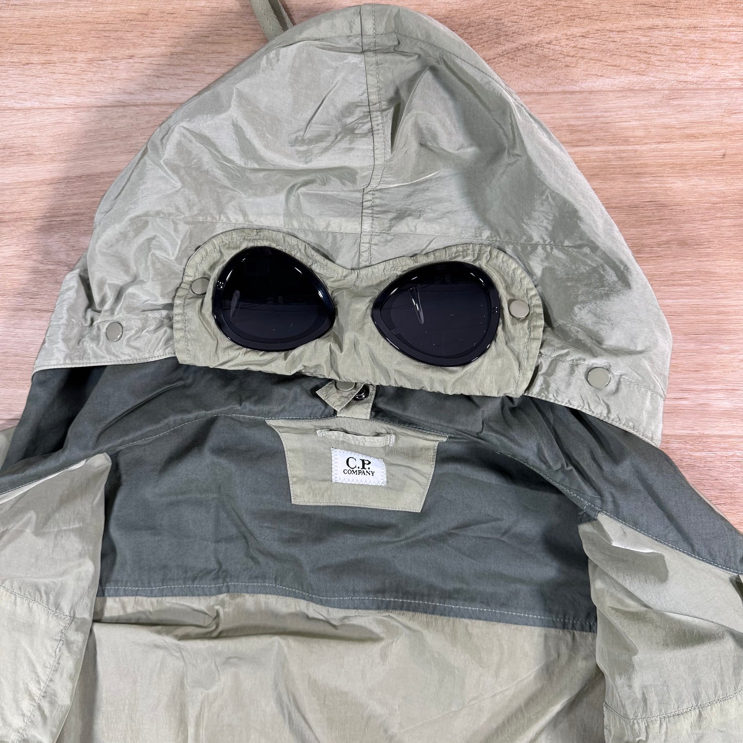 C.P. Company Chrome-R Goggle Jacket in Moss Gray - Green