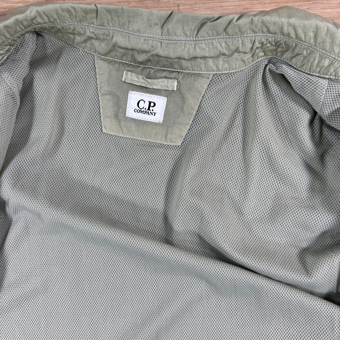 C.P. Company Chrome-R Lens Overshirt in Moss Gray - Green