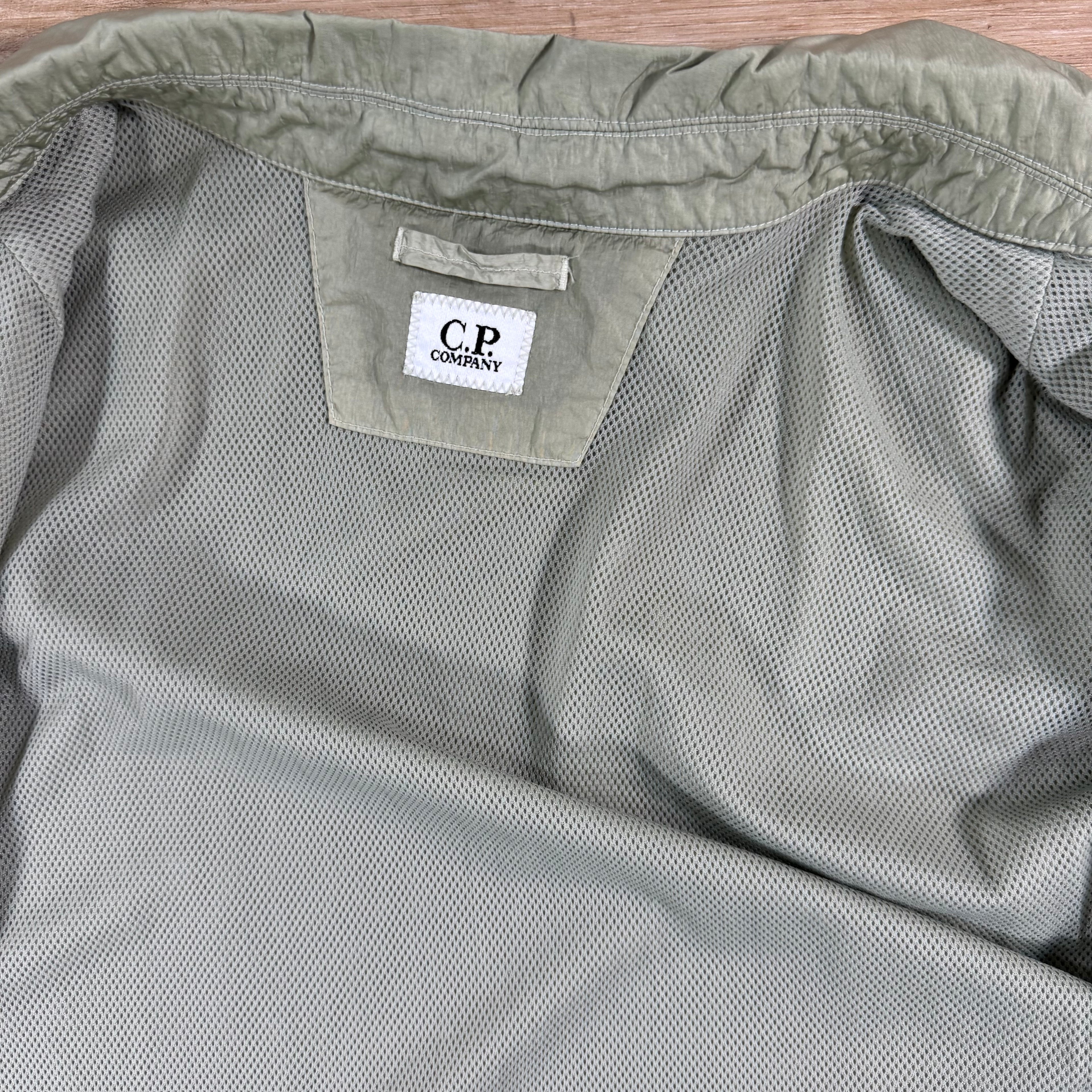 C.P. Company Chrome-R Lens Overshirt in Moss Gray - Green