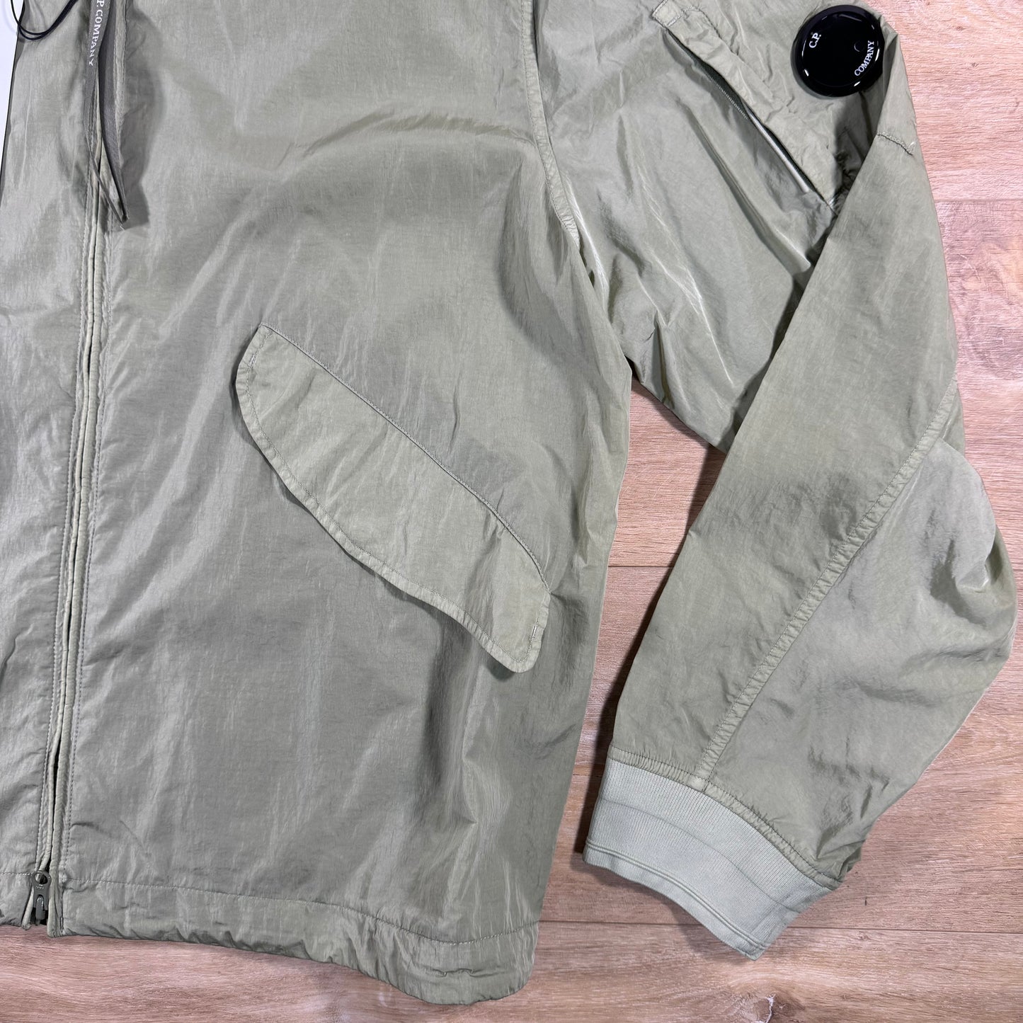 C.P. Company Chrome-R Lens Jacket in Moss Gray - Green